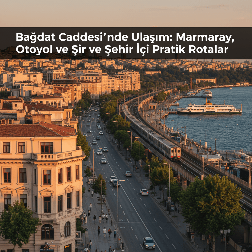 Bağdat Caddesi'nde Ulaşım: Marmaray, Otoyol ve Şehir İçi Pratik Rotalar