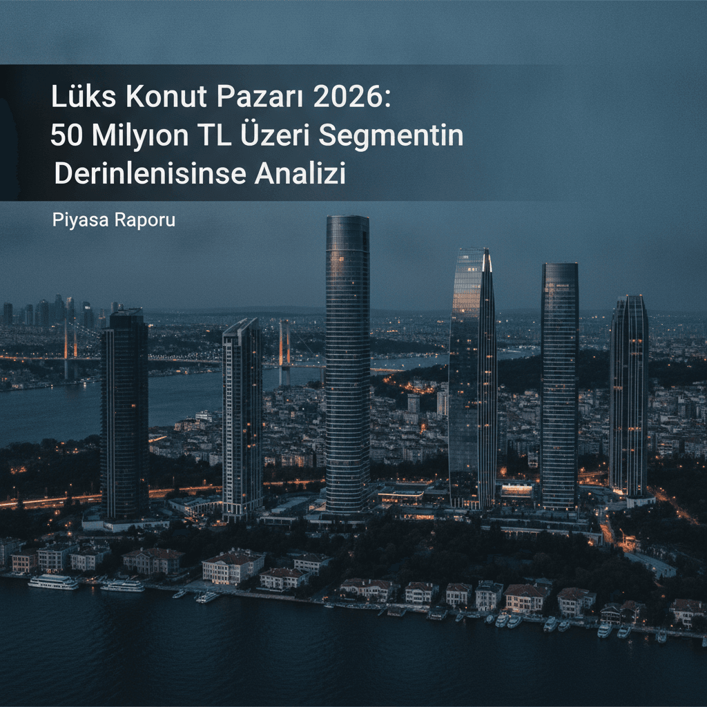 Lüks Konut Pazarı 2026: 50 Milyon TL Üzeri Segmentin Derinlemesine Analizi