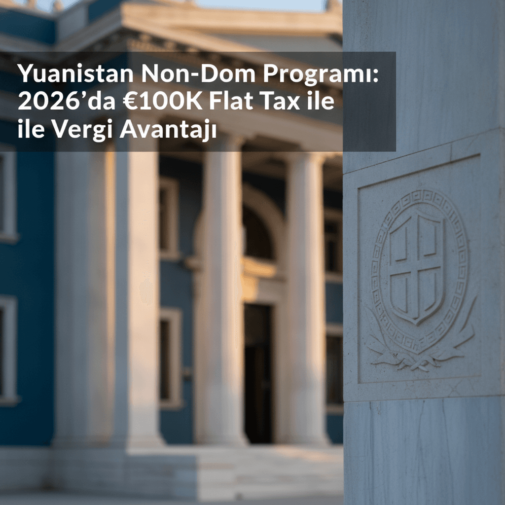 Yunanistan Non-Dom Programı: 2026'da €100K Flat Tax ile Vergi Avantajı