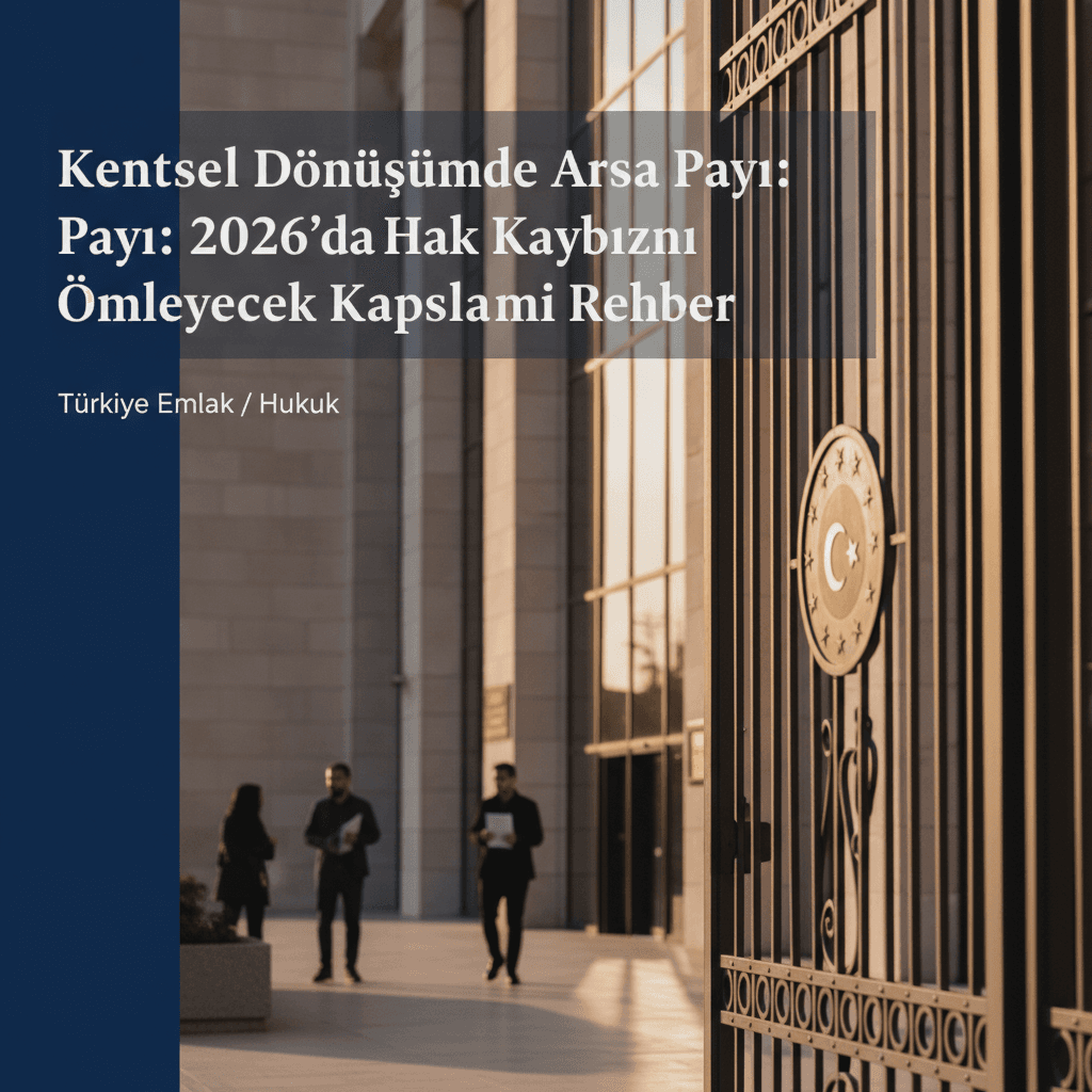 Kentsel Dönüşümde Arsa Payı: 2026'da Hak Kaybınızı Önleyecek Kapsamlı Rehber