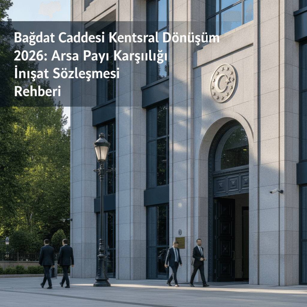 Bağdat Caddesi Kentsel Dönüşüm 2026: Arsa Payı Karşılığı İnşaat Sözleşmesi Rehberi