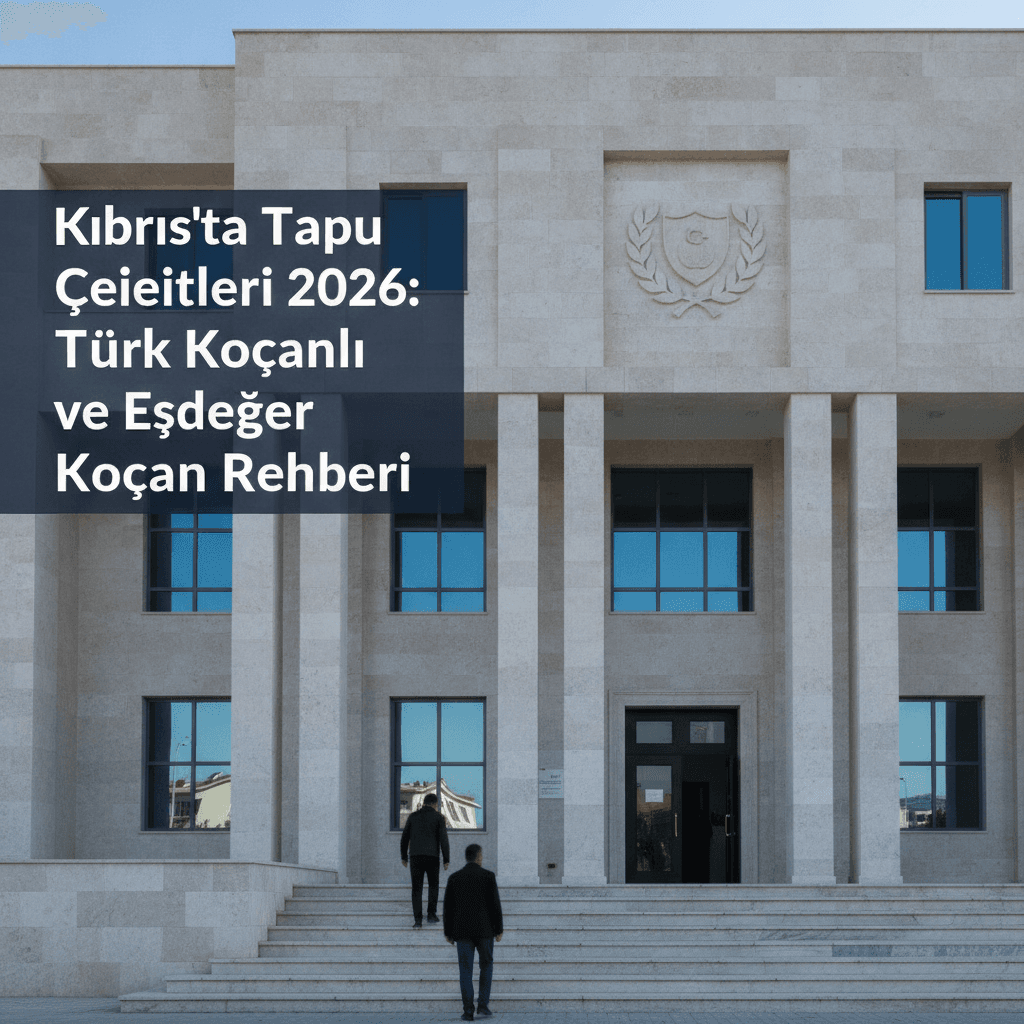 Kıbrıs'ta Tapu Çeşitleri 2026: Türk Koçanlı ve Eşdeğer Koçan Rehberi