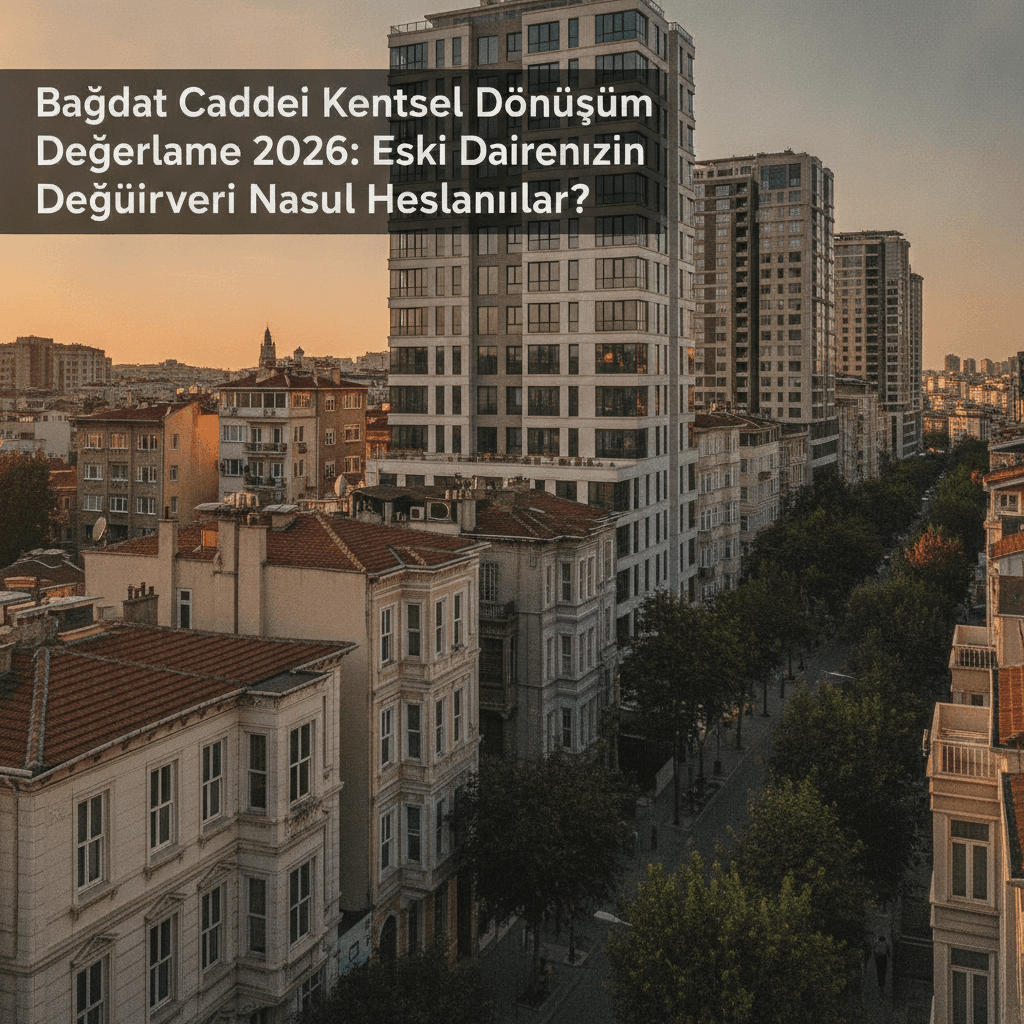 Bağdat Caddesi Kentsel Dönüşüm Değerleme 2026: Eski Dairenizin Değeri Nasıl Hesaplanır?
