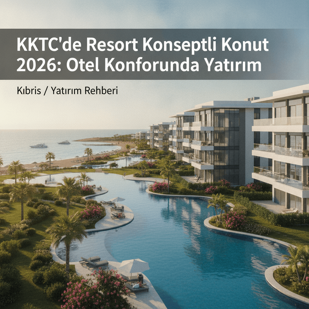 KKTC'de Resort Konseptli Konut 2026: Otel Konforunda Yatırım