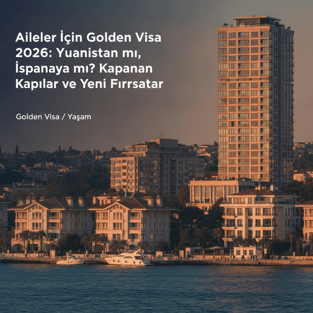 Aileler İçin Golden Visa 2026: Yunanistan mı, İspanya mı? Kapanan Kapılar ve Yeni Fırsatlar
