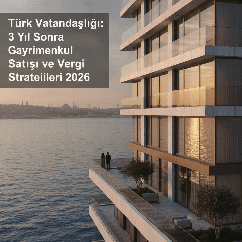 Türk Vatandaşlığı: 3 Yıl Sonra Gayrimenkul Satışı ve Vergi Stratejileri 2026