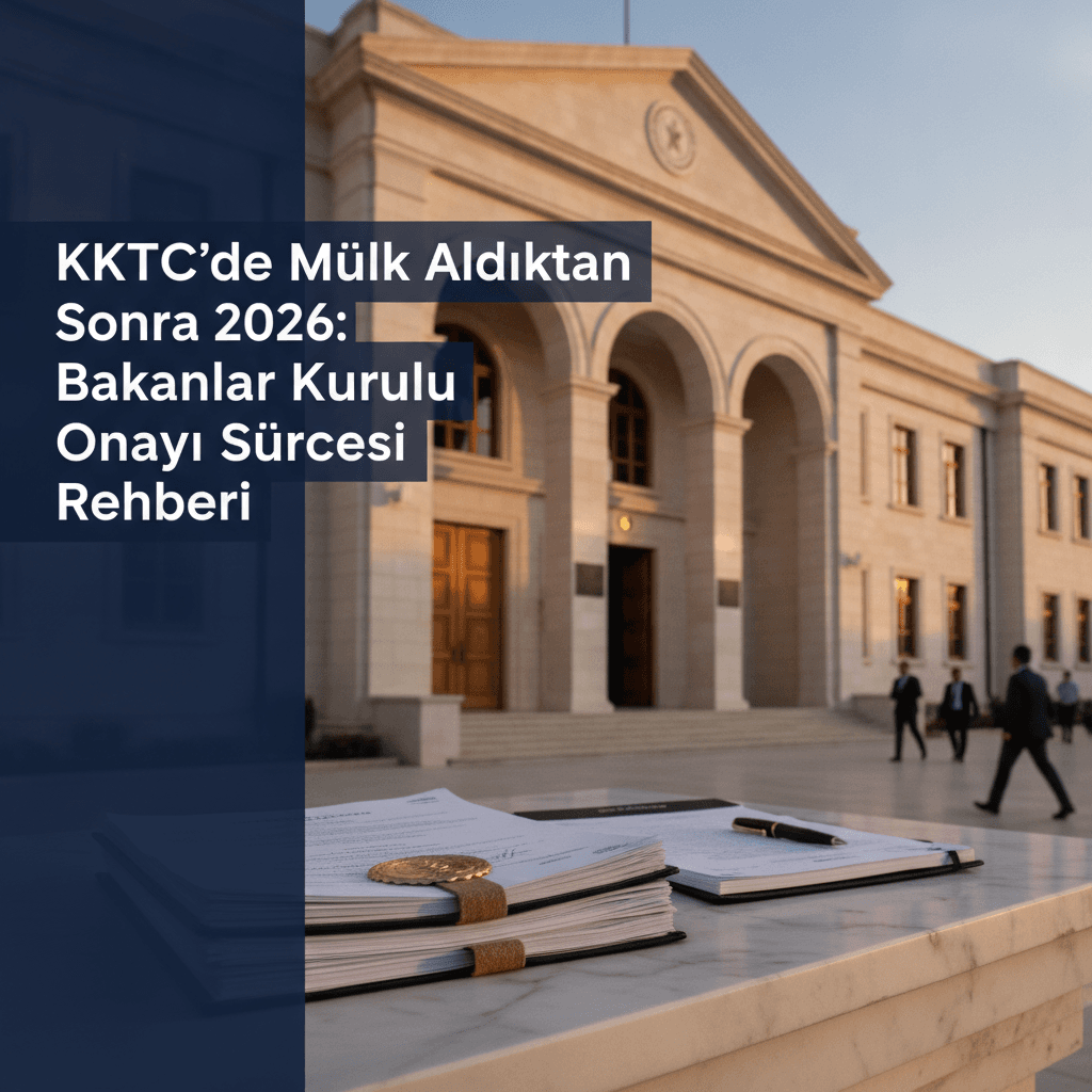 KKTC'de Mülk Aldıktan Sonra 2026: Bakanlar Kurulu Onayı Süreci Rehberi
